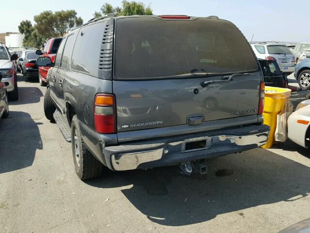 3GNFK16T0YG202055 - 2000 CHEVROLET SUBURBAN K GRAY photo 3