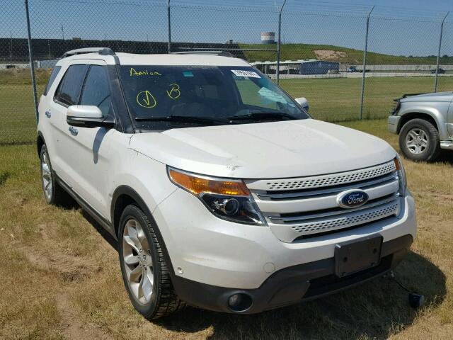 1FM5K7F88DGB12172 - 2013 FORD EXPLORER WHITE photo 1