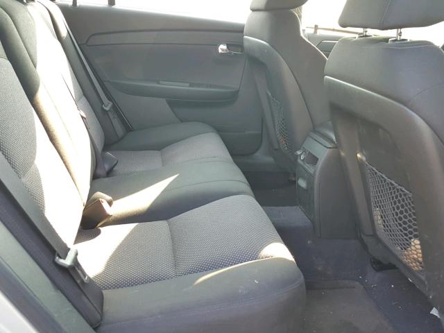 1G1ZC5EB6AF160137 - 2010 CHEVROLET MALIBU 1LT ვერცხლისფერი ფოტო 6