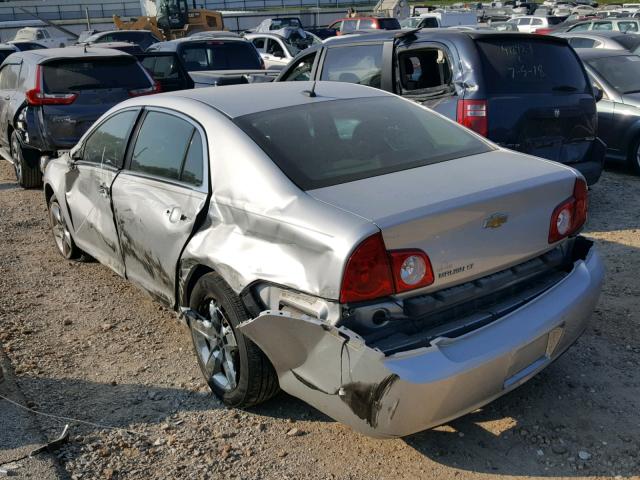 1G1ZC5EB6AF160137 - 2010 CHEVROLET MALIBU 1LT ვერცხლისფერი ფოტო 9