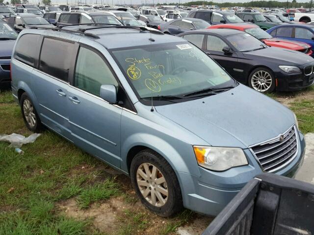 2A8HR54P78R757789 - 2008 CHRYSLER TOWN & COU BLUE photo 1
