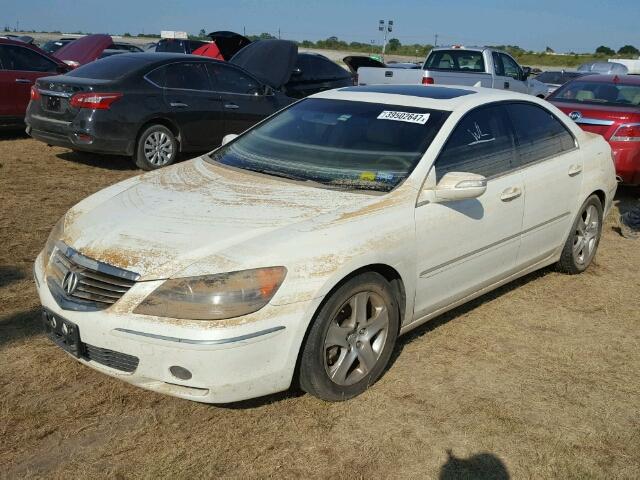 JH4KB16518C001257 - 2008 ACURA RL WHITE photo 2