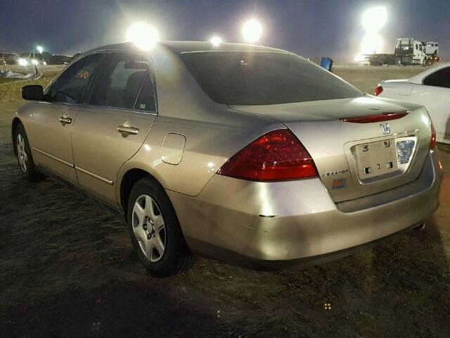 3HGCM56496G704812 - 2006 HONDA ACCORD LX GOLD photo 3