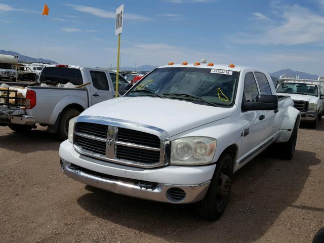 3D7ML49A97G831892 - 2007 DODGE RAM 3500 WHITE photo 2