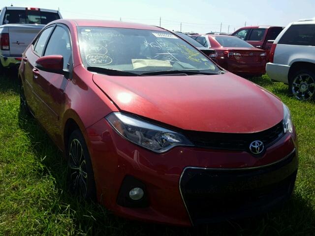 5YFBURHE1GP540541 - 2016 TOYOTA COROLLA L RED photo 1