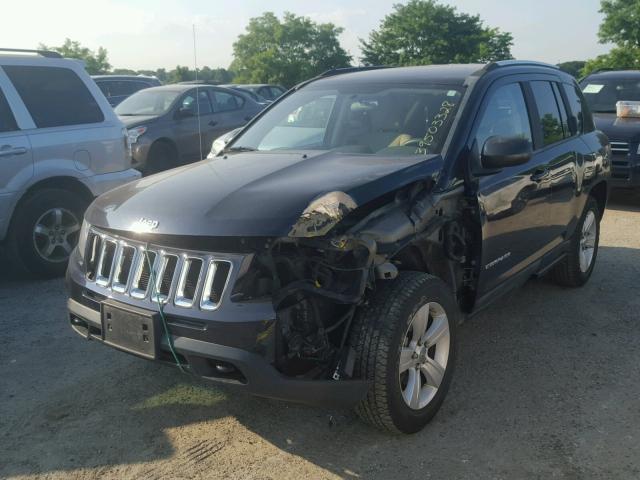 1J4NF1FB4BD164196 - 2011 JEEP COMPASS SP BLUE photo 2
