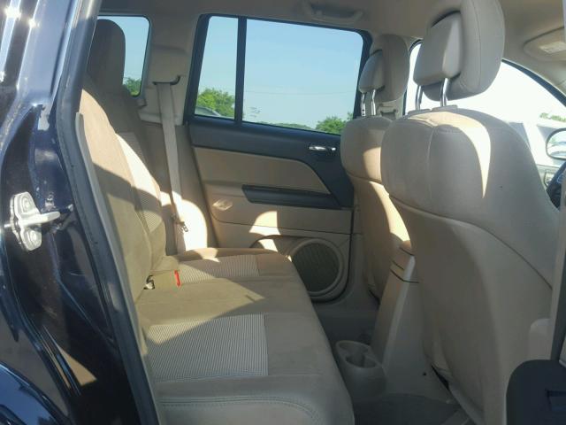 1J4NF1FB4BD164196 - 2011 JEEP COMPASS SP BLUE photo 6