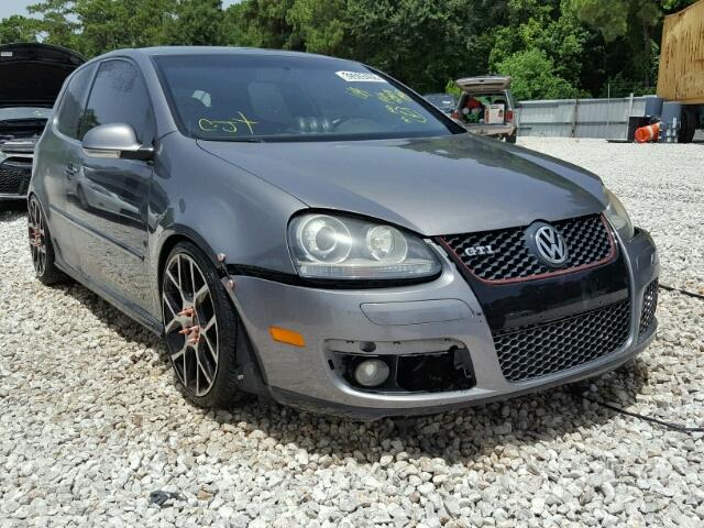 WVWEV71K27W253750 - 2007 VOLKSWAGEN NEW GTI GRAY photo 1