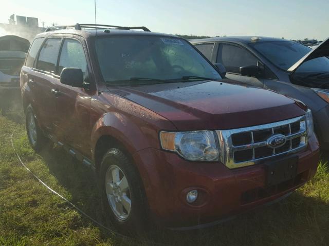 1FMCU0D7XCKC17343 - 2012 FORD ESCAPE XLT RED photo 1