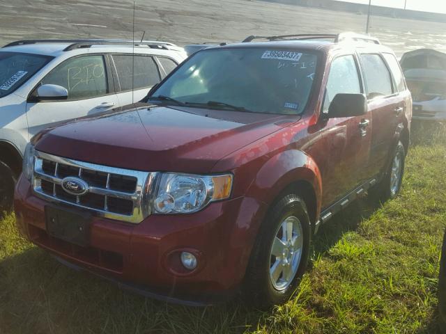 1FMCU0D7XCKC17343 - 2012 FORD ESCAPE XLT RED photo 2