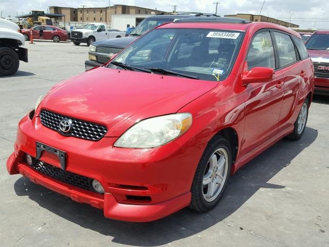 2T1KR32E13C030353 - 2003 TOYOTA MATRIX XR أحمر صورة 2