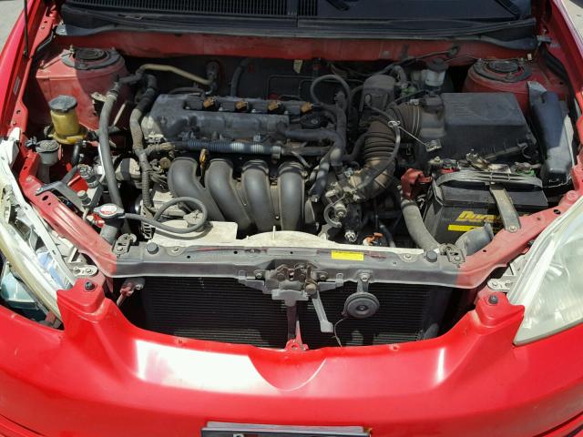 2T1KR32E13C030353 - 2003 TOYOTA MATRIX XR أحمر صورة 7