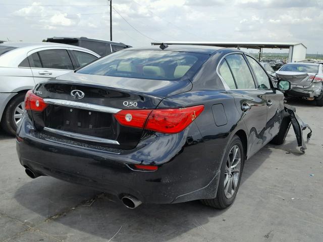 JN1EV7AP3HM740953 - 2017 INFINITI Q50 PREMIU BLACK photo 4