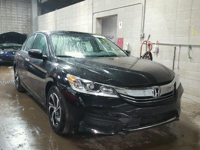 1HGCR2F46GA001510 - 2016 HONDA ACCORD BLACK photo 1