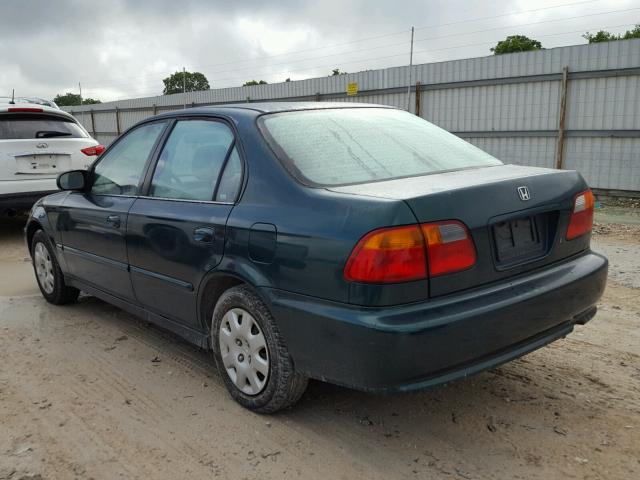 2HGEJ6613YH554180 - 2000 HONDA CIVIC BASE Yaşıl foto 3