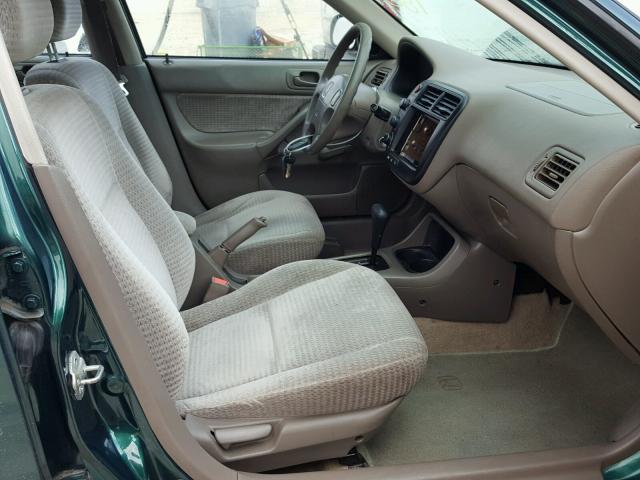 2HGEJ6613YH554180 - 2000 HONDA CIVIC BASE Yaşıl foto 5