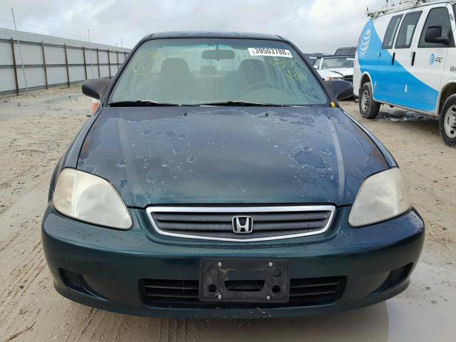 2HGEJ6613YH554180 - 2000 HONDA CIVIC BASE Yaşıl foto 9