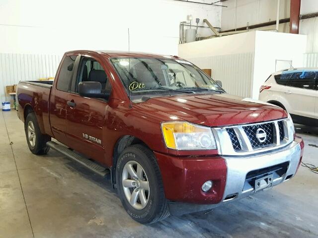 1N6BA0CA3EN508402 - 2014 NISSAN TITAN MAROON photo 1