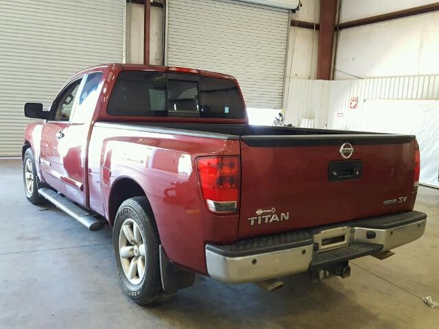 1N6BA0CA3EN508402 - 2014 NISSAN TITAN MAROON photo 3