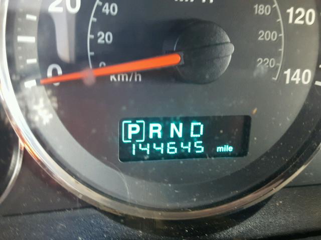 1J8HG58N66C141392 - 2006 JEEP COMMANDER BLACK photo 8