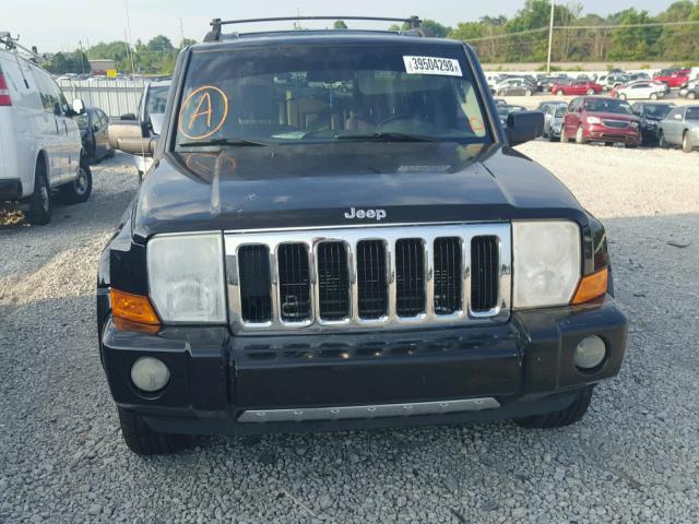 1J8HG58N66C141392 - 2006 JEEP COMMANDER BLACK photo 9