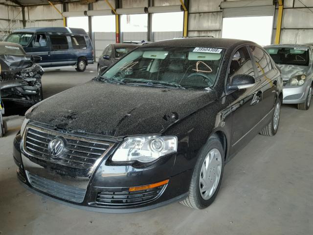 WVWJK73C17P001611 - 2007 VOLKSWAGEN PASSAT BLACK photo 2