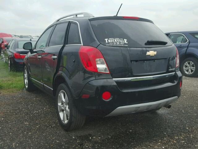 3GNAL4EK9DS613396 - 2013 CHEVROLET CAPTIVA LT BLACK photo 3