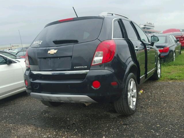 3GNAL4EK9DS613396 - 2013 CHEVROLET CAPTIVA LT BLACK photo 4