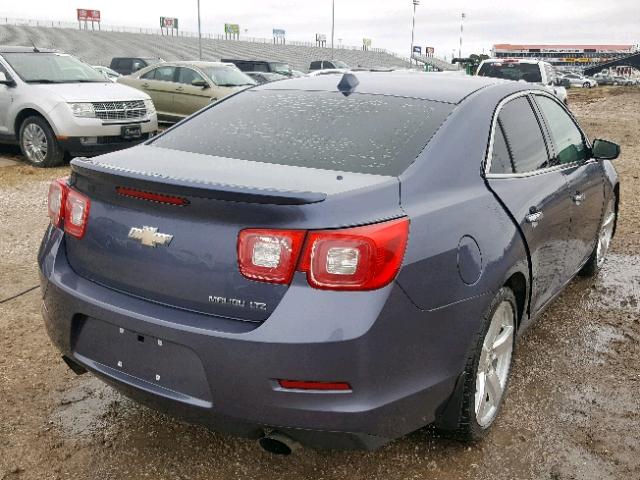 1G11J5SX9DF256223 - 2013 CHEVROLET MALIBU BLUE photo 4