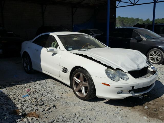 WDBSK75F66F108572 - 2006 MERCEDES-BENZ SL 500 WHITE photo 1