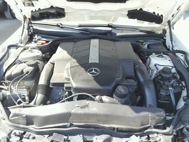 WDBSK75F66F108572 - 2006 MERCEDES-BENZ SL 500 WHITE photo 7