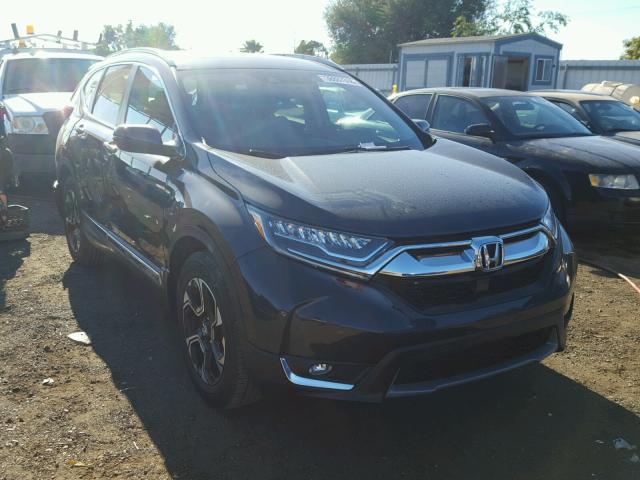 2HKRW1H99JH502461 - 2018 HONDA CR-V TOURI GRAY photo 1