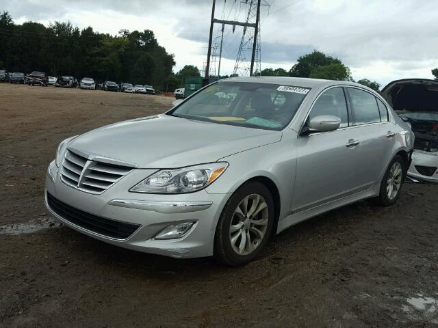 KMHGC4DD4DU244075 - 2013 HYUNDAI GENESIS 3. SILVER photo 2