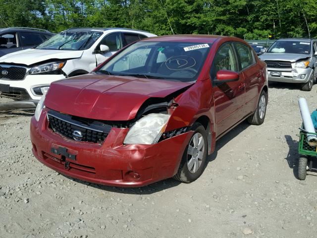 3N1AB61E98L614283 - 2008 NISSAN SENTRA 2.0 MAROON photo 2