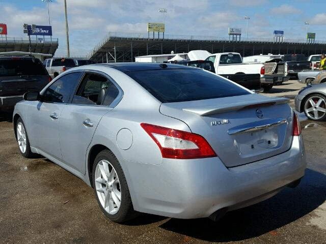 1N4AA51E79C836981 - 2009 NISSAN MAXIMA SILVER photo 3