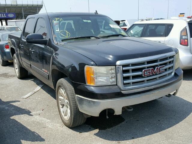 2GTEK13Y681265559 - 2008 GMC SIERRA BLACK photo 1