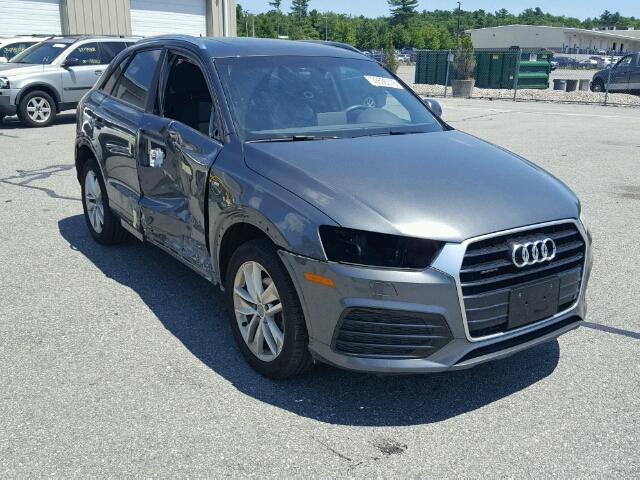 WA1ECCFS3JR005188 - 2018 AUDI Q3 PREMIUM GRAY photo 1