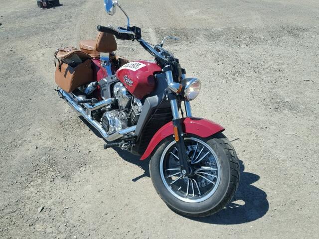 56KMSA007G3116302 - 2016 INDIAN MOTORCYCLE CO. SCOUT ABS RED photo 1
