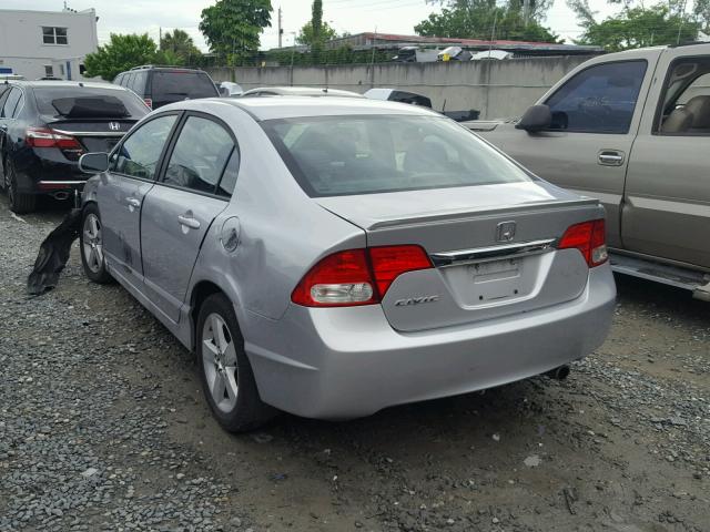 19XFA1F62BE020527 - 2011 HONDA CIVIC LX-S ვერცხლისფერი ფოტო 3