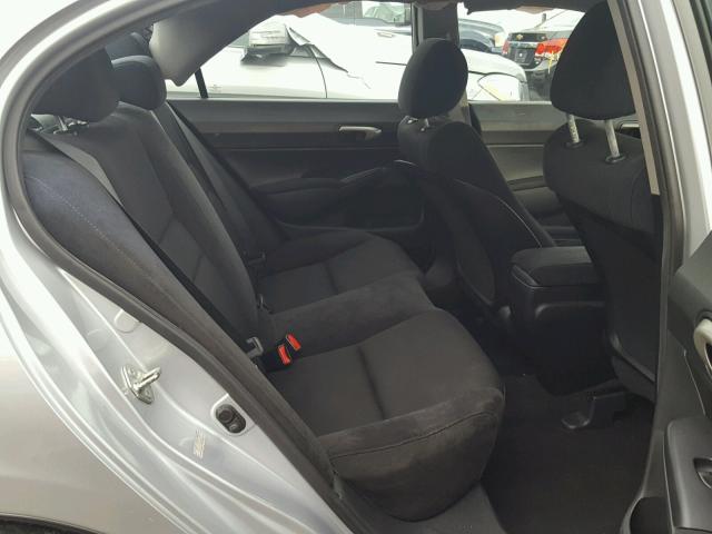 19XFA1F62BE020527 - 2011 HONDA CIVIC LX-S ვერცხლისფერი ფოტო 6