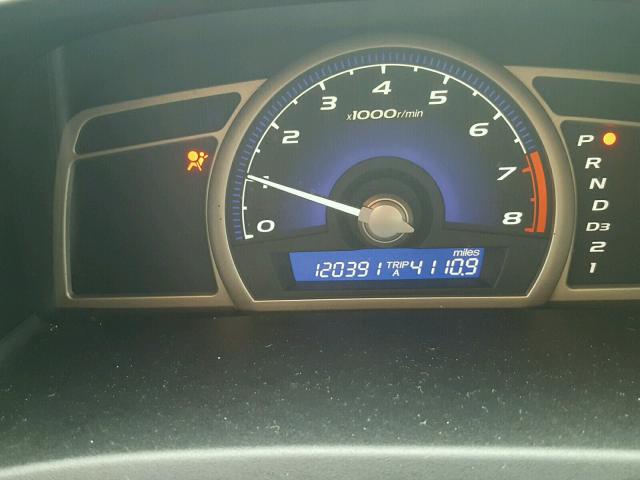 19XFA1F62BE020527 - 2011 HONDA CIVIC LX-S ვერცხლისფერი ფოტო 8