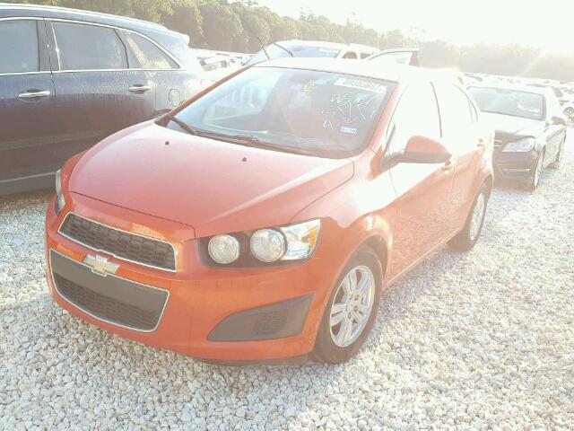 1G1JC5SH1C4144805 - 2012 CHEVROLET SONIC LT ORANGE photo 2