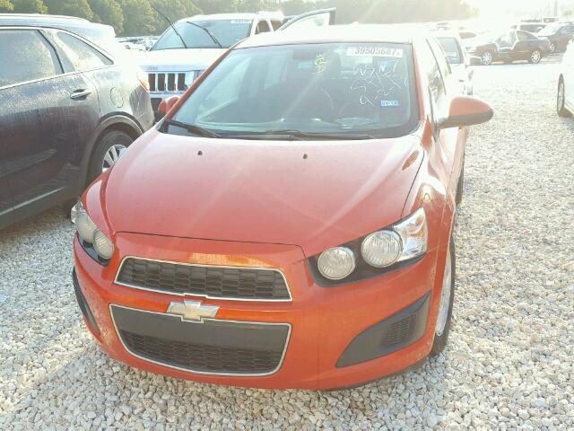 1G1JC5SH1C4144805 - 2012 CHEVROLET SONIC LT ORANGE photo 9