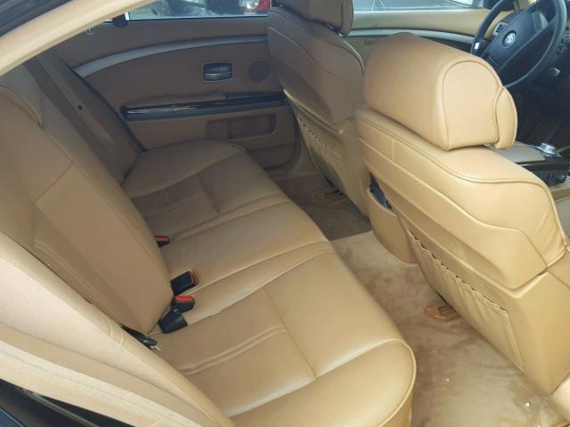 WBAHL83598DT13873 - 2008 BMW 750I BLACK photo 6