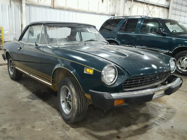 124CS10111264 - 1976 FIAT 124 SPIDER GREEN photo 1