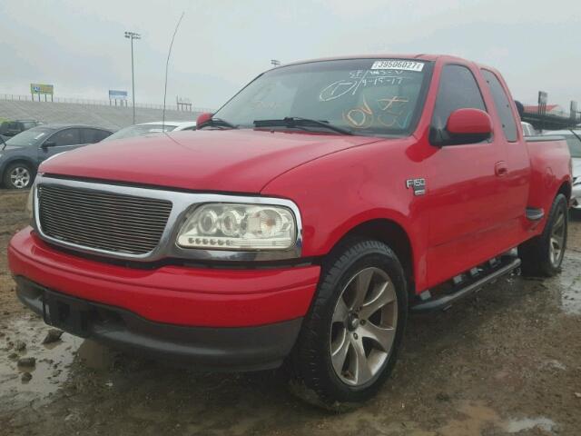 1FTRX07W63KC71232 - 2003 FORD F150 RED photo 2