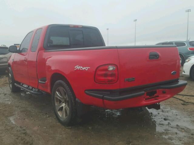 1FTRX07W63KC71232 - 2003 FORD F150 RED photo 3