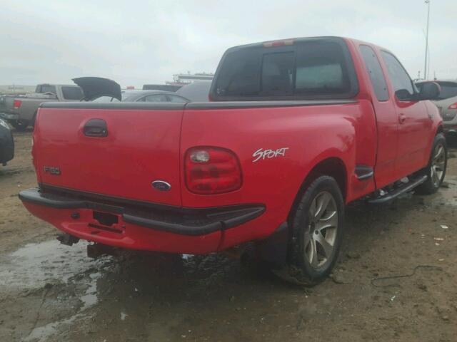 1FTRX07W63KC71232 - 2003 FORD F150 RED photo 4