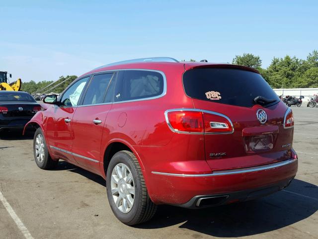 5GAKVCKD2EJ109431 - 2014 BUICK ENCLAVE RED photo 3