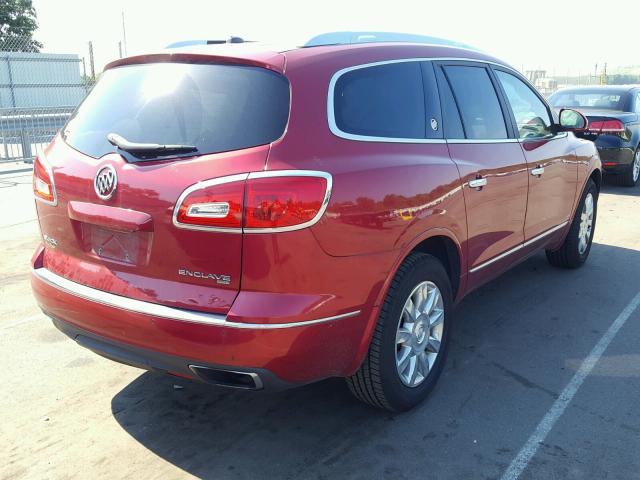 5GAKVCKD2EJ109431 - 2014 BUICK ENCLAVE RED photo 4